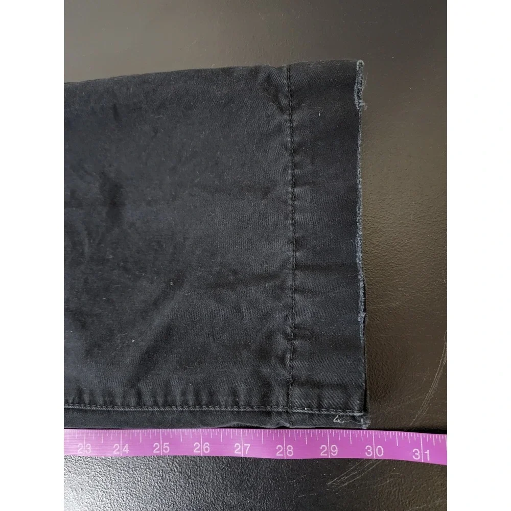 Calvin Klein Jeans Mens Size 34x30‎ Chino Straight Low Rise Black Pants